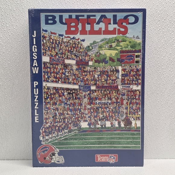 Buffalo Games Other - NFL Buffalo Bills Fandemonium Jigsaw Puzzle Vintage 1994 John Holladay